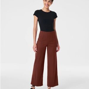 Spanx cropped wide leg pants